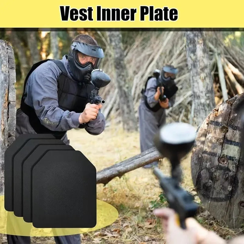 YAKEDA Airsoft Tactical Vest EVA Plates Body Carrier Vests SAPI Shock Plate for Vest Outdoor Hunting Paintball Game Protective