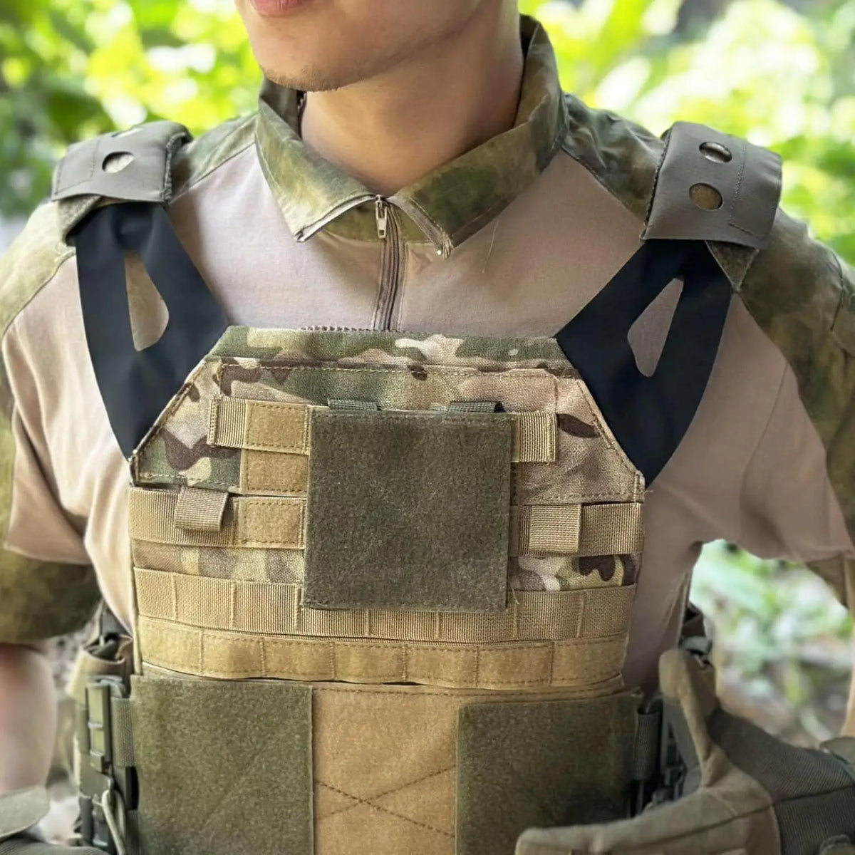 Hook and Loop Tacticals Molles Panel for Insignias Patches Tacticals Patches Display Board Molles Strips Hunting Accessories