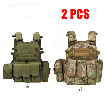 Child Bulletproof Vest Camouflage Tactical Body Armor Level III Breathable Multi Functional 6094 Vest Stab Proof