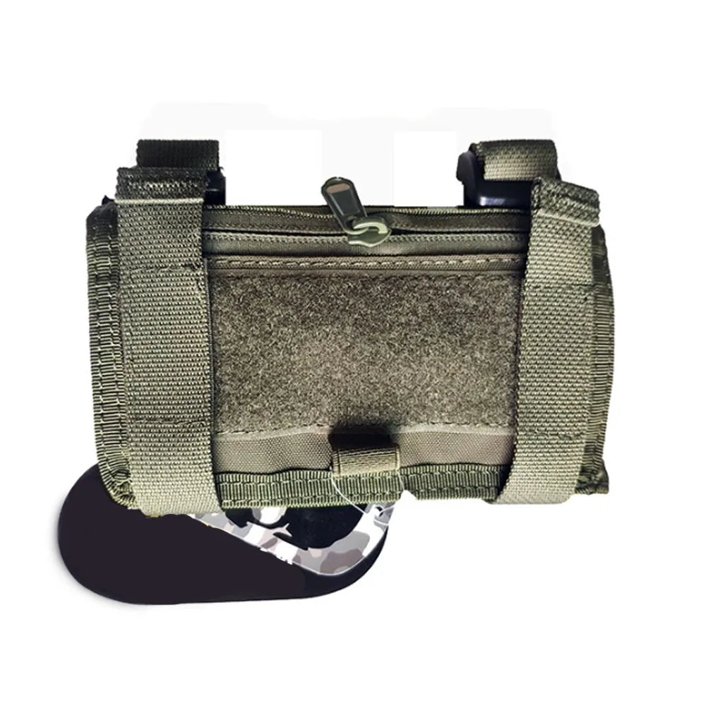 Map Case Tactical Arm Sleeve QB Wristband Tactical Armband Pouch Military Card Holder for Shooting Rescue Field Measurement