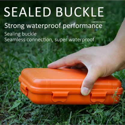 1PC Portable Small EDC Tool Case, Camping Survival Gear Set, IP67 Waterproof Shockproof Outdoor Survival Storage Box