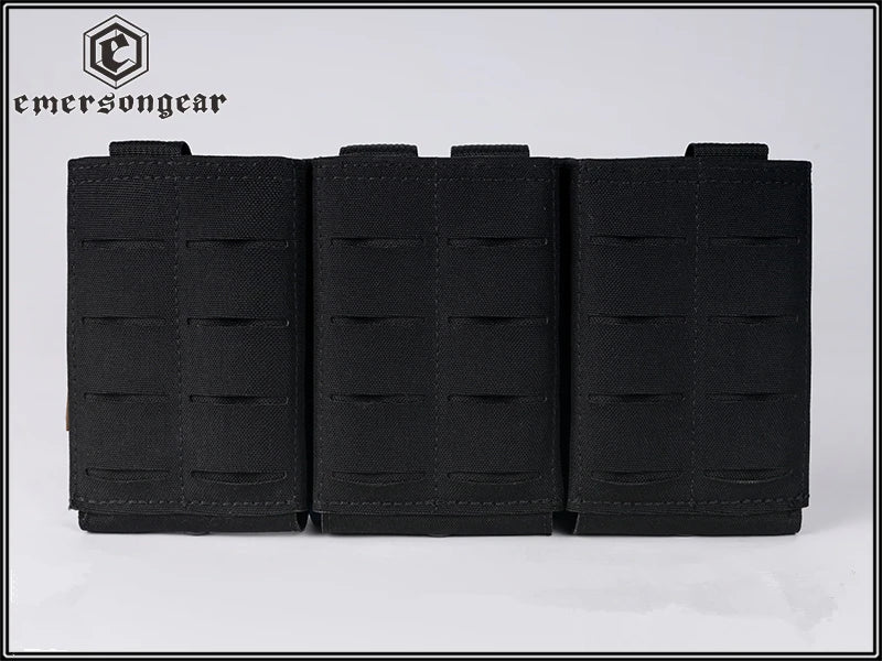 Emersongear LCS Rifle Magazine Pouch Triple FAST 9/ 5.56/7.62mm Open Quick Release Mag Nylon Holster  Accessories