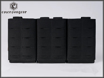 Emersongear LCS Rifle Magazine Pouch Triple FAST 9/ 5.56/7.62mm Open Quick Release Mag Nylon Holster  Accessories