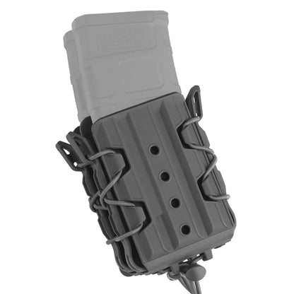 All Terrain Double Rifle Magazine Pouch M4 AR 5.56 AK 7.62 Mag Holster Carrier Cartridge Holder for Molle Vest Belt