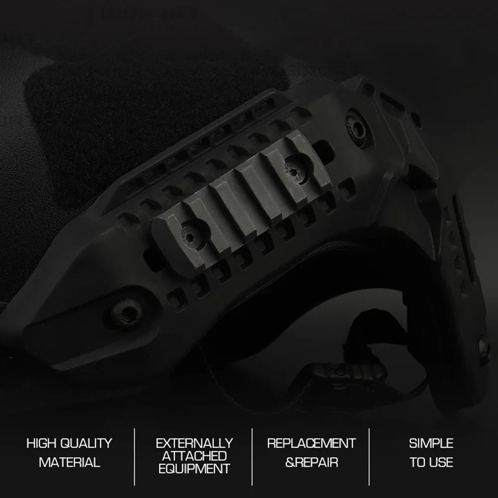 Tactical helmet rail airgun color bullet helmet accessories side rail compatible rifle helmet installer for hunting and shooting