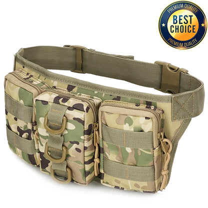 Utility Waterproof Oxford Fishing Waist Bag Tactical Hiking Outdoor Fanny Pack Camping Shoulder Bum Belt Sport Waist Bags