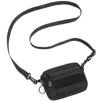 Tactical Crossbody EDC Pouch Compact Molle Waist Pack & Shoulder Bag 600D Nylon Organizer for Daily Essentials & Gadgets