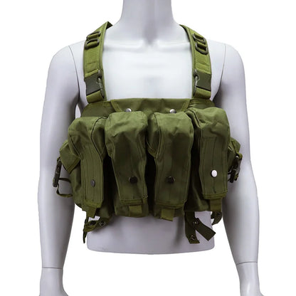 Men's Tactical Vest AK 600D Outdoor Hunting Gear Lightweight Protective Hunting Vest with Equipment Pouches for Men