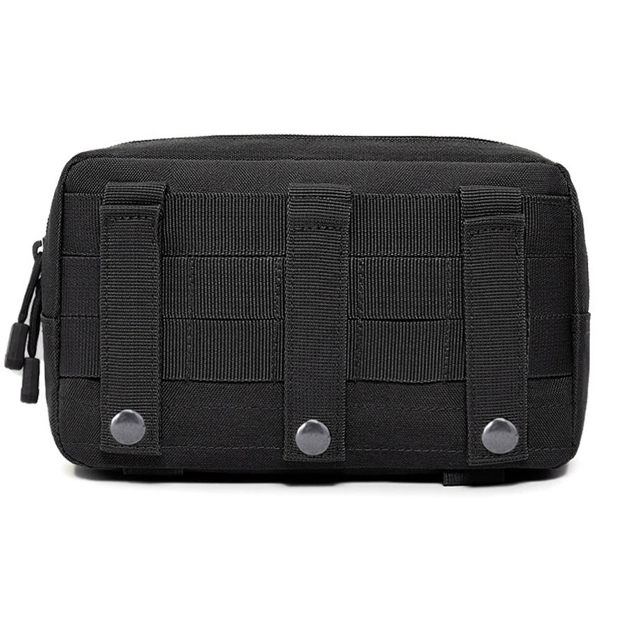 Outdoor Utility Waist Pouch Modular Attach Accessory Bag Multilayer Storage Pocket for Hiking Camping Travel