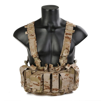 Emersongear For MF Style Tactical Chest Rig 556 762 UW Gen IV Hunting Vest Harness Split Front Carrier Camping Hiking EM7329