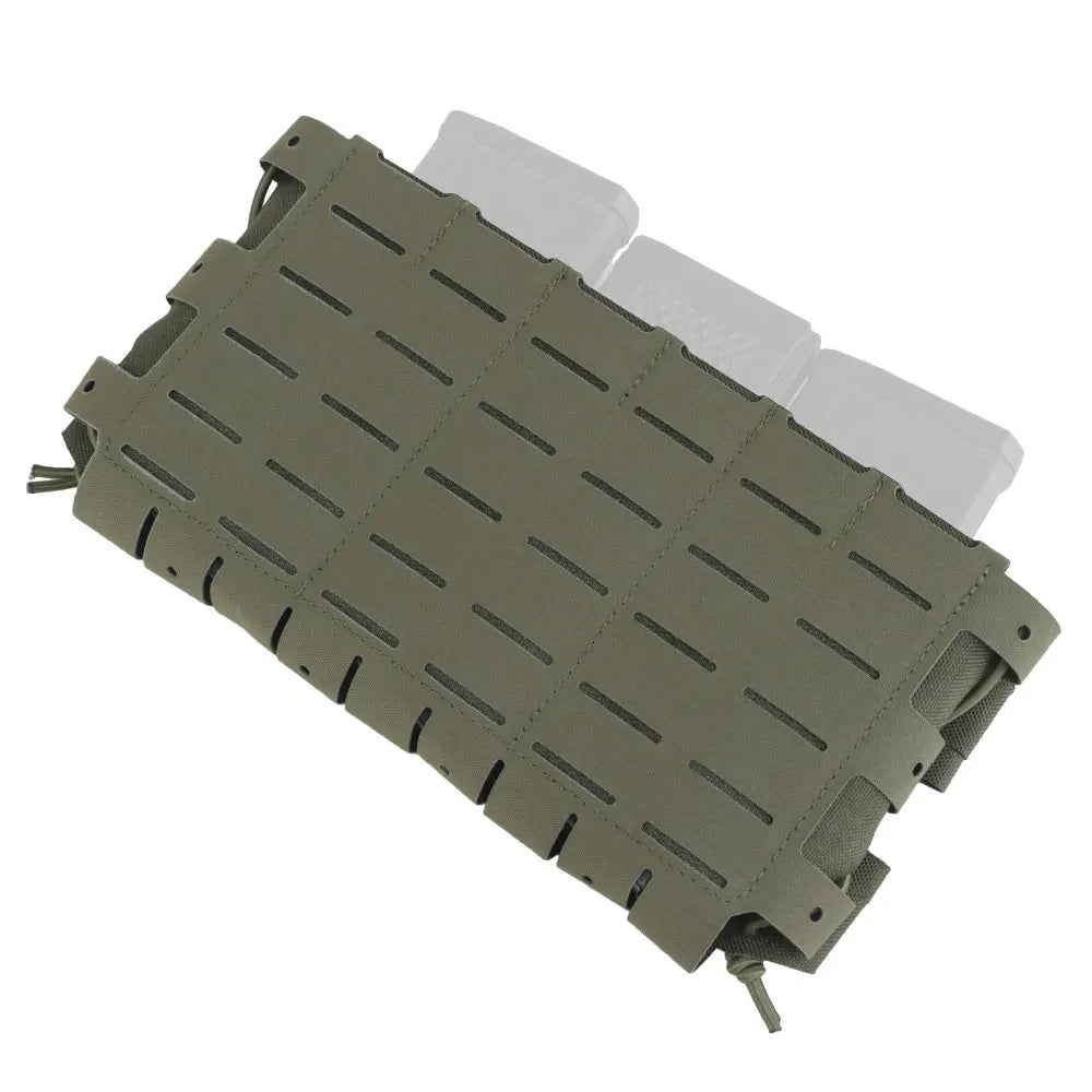 OPHIDIAN  The 5.56 triple magazine bag is equipped with molle expansion hooks on the front, side and bottom