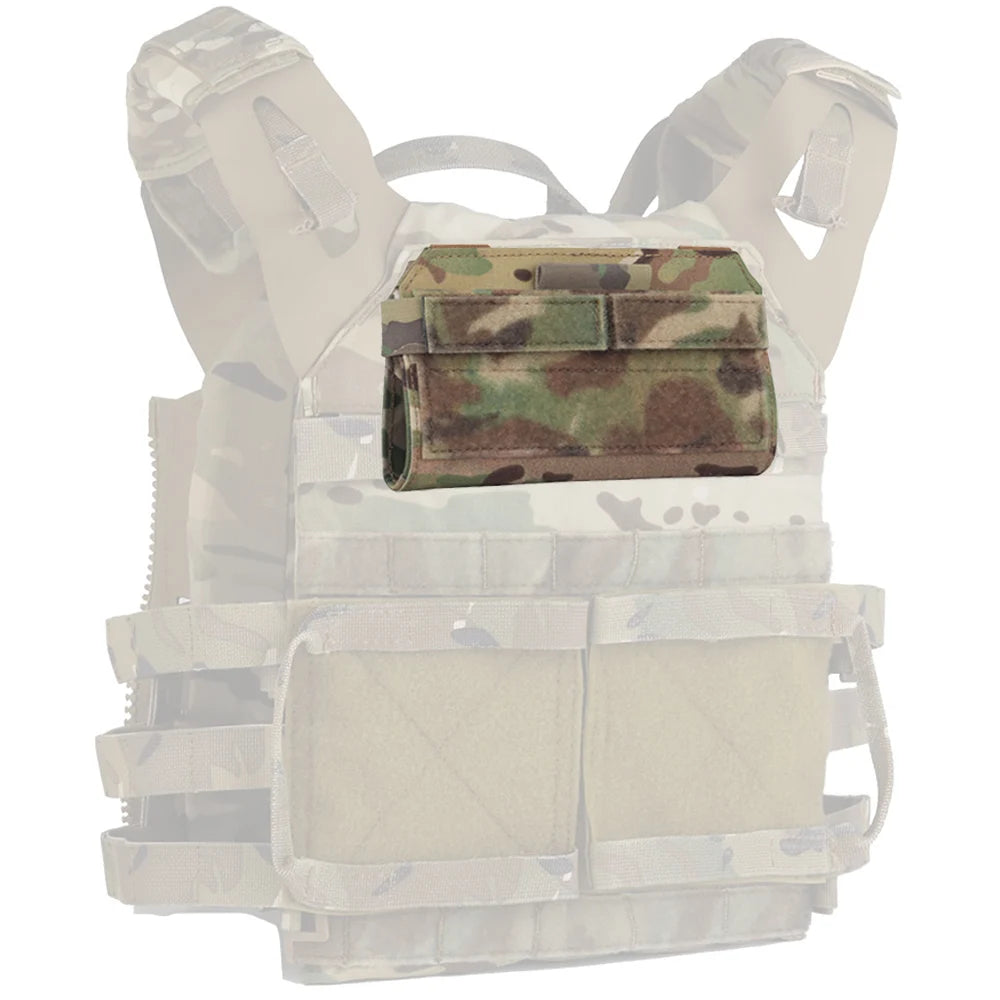 Tactical Plate Carrier Chest Admin Pouch Crye Style Phone Folded Navigation Board Militar Outdoor Hunting Airsoft Vest Accessory