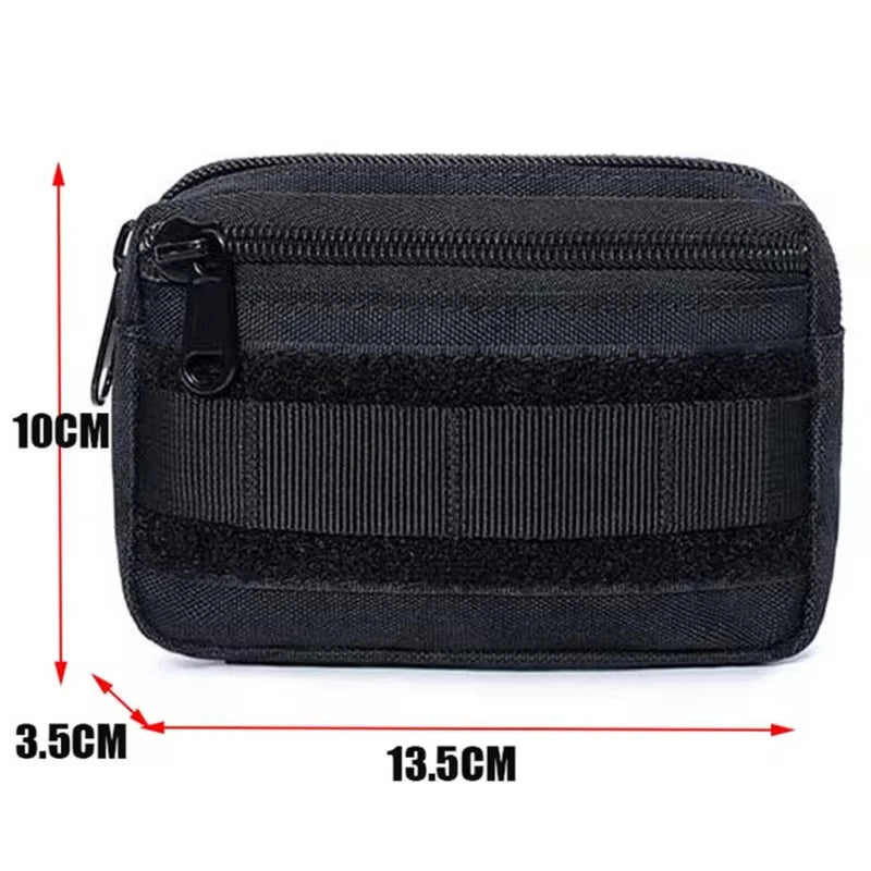 Tactical Outdoor Sports Tactical Waist Pack, MOLLE Accessory Functional Pouch, Waist-Mounted Bag, Laser Medical Bag, EDC Tool