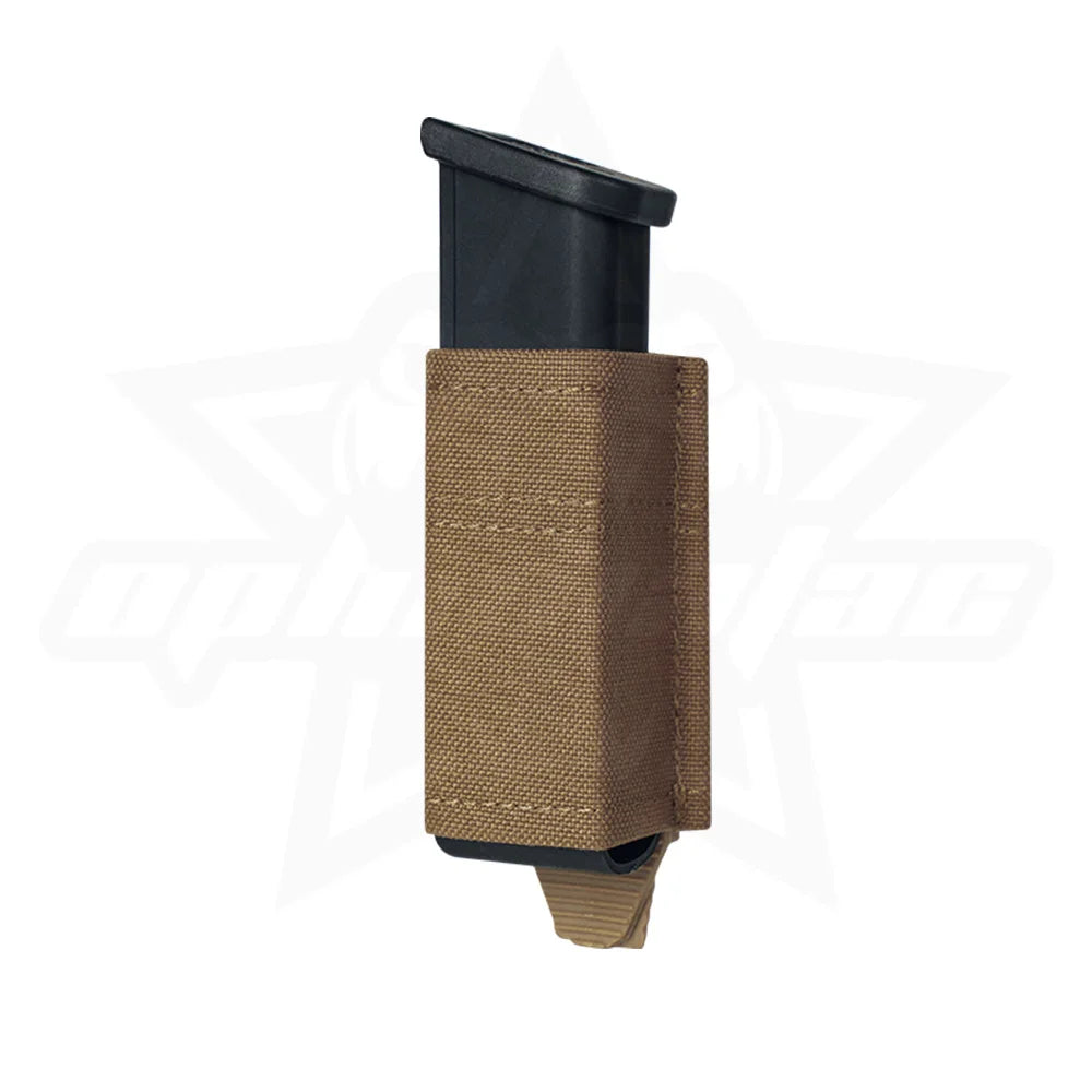 OPHIDIAN MOLLE Mag Pouch FAST 9MM Single/Double Mag Bag Hunting CS Games Air soft Holder With Nylon Support Clip