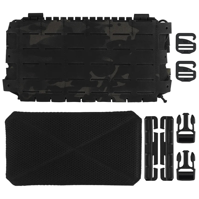 ARC Chest Rig V3 Triple 5.56 Mag Pouch Bilateral Quick Slide MOLLE Panel Airsoft Chest Rig Shoulder Strap Hunting Vest