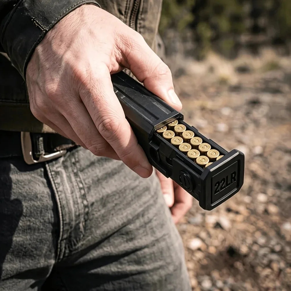 New 22LR Portable Ammo Box Set – Lightweight Pocket Bullet Organizer, Durable & Crush-Resistant for Range,Outdoor,Ideal Gift