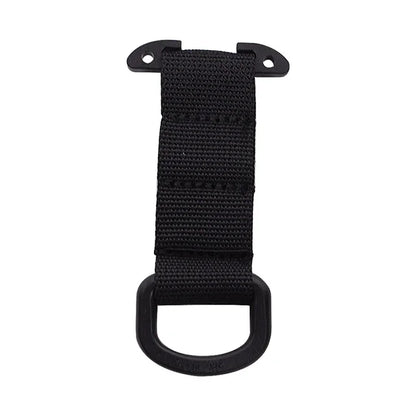 Tactical Molle Clip D Ring Hook T-mount Bar Hanging Belt Hunting Vest Plastic Carabiner Glove Clip Key Holder Battle Accessories