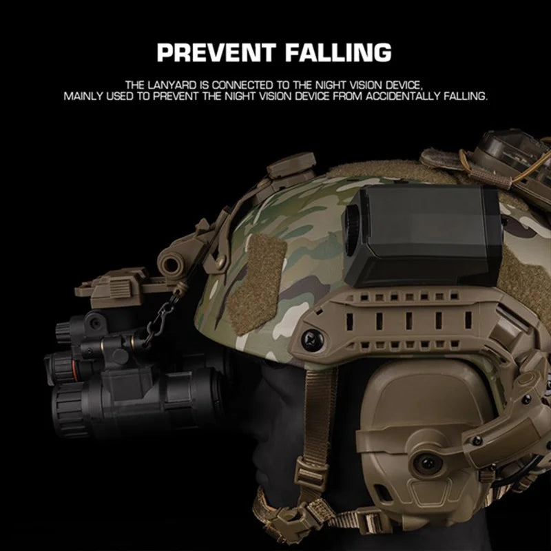 L4G69 NVG Mount Safety Lanyard Anti Loss Strap for Night Vision Helmet Accessories