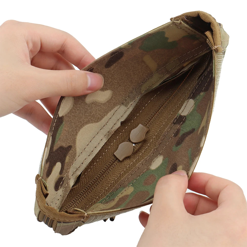 NK MK4 Chest Rig Full Top Zipper Insert Pouch Storage Pocket Double Zipper Cover Military Tactical Vest Extending Gear