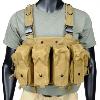 Hunting Multicam Tactical AK Vest Airsoft Ammo Chest Rig AR AK 47 Magazine Combat Outdoor CS Vest Molle Shooting Accessories