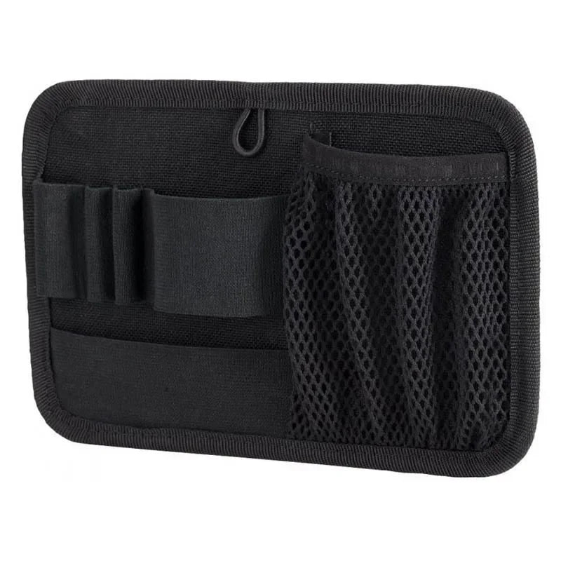 Outdoor EDC Mesh Pouch with Velcro Back Panel, Tactical Mounting Plate for Vest & Backpack Expansion
