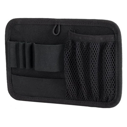 Outdoor EDC Mesh Pouch with Velcro Back Panel, Tactical Mounting Plate for Vest & Backpack Expansion