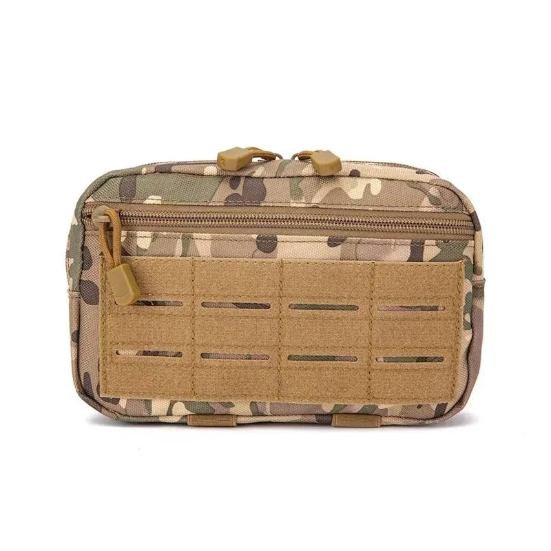 Tactical MOLLE Pouch EDC Utility Bag First Aid Kit Holder Outdoor Sports Waist Pack for Hunting Camping Emergency Gear