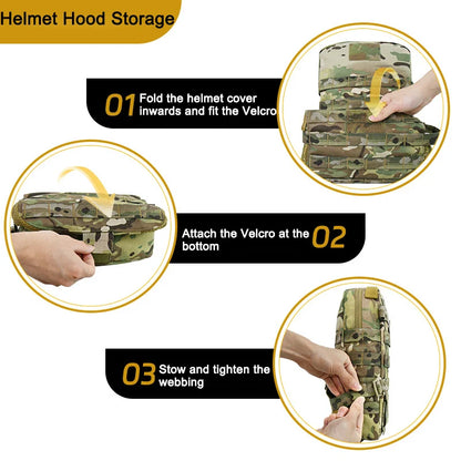 500D Nylon Tactical Vest Hydration Pack Molle Pouch Hunting Vest Plate Carrier Expansion Helmet Bag Outdoor Airsoft Equipment