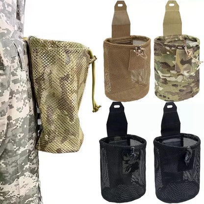 Tactical Molle Folding Dump Pouch Drawstring Magazine Utility Pouch Waist Bag Roll Up Foldable Recovery Tool Pack EDCStorage Bag