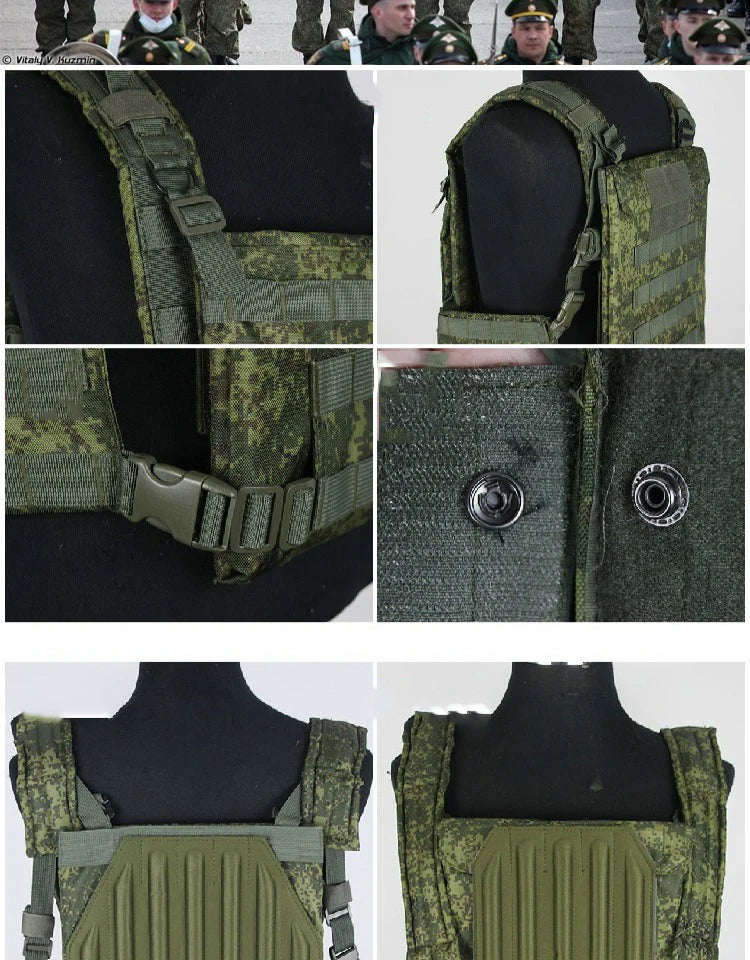 Russian 6B46 Tactical Vest EMR Chest Rig With EVA Plate + AK Sub Magazine Pouch Accessories Outdoor Combat Equiment