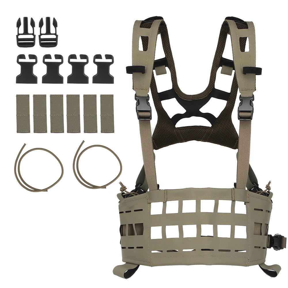 JPC Tactical Vest SPC Chest Rigs Lightweight MOLLE Militar Hunting Airsoft Assault Vest Multi-functional Load Carriage Platform