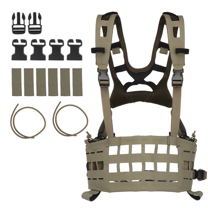 JPC Tactical Vest SPC Chest Rigs Lightweight MOLLE Militar Hunting Airsoft Assault Vest Multi-functional Load Carriage Platform