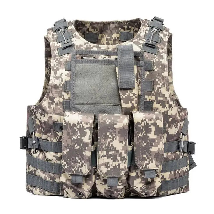 FX-Airsoft Military Molle Combat Assault Plate Carrier, Tactical Vest, CS Outdoor Clothing, Hunting Accessories, 7 Colors