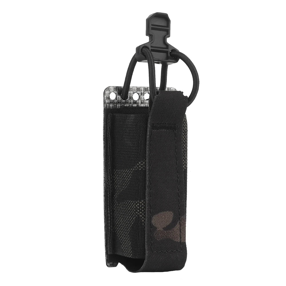 Tactical 9mm Magazine Pouch Elastic Single Pistol Mag Pouch Quick Release for G17 19 M9 SIG P226 Universal Pistol Mag Holder