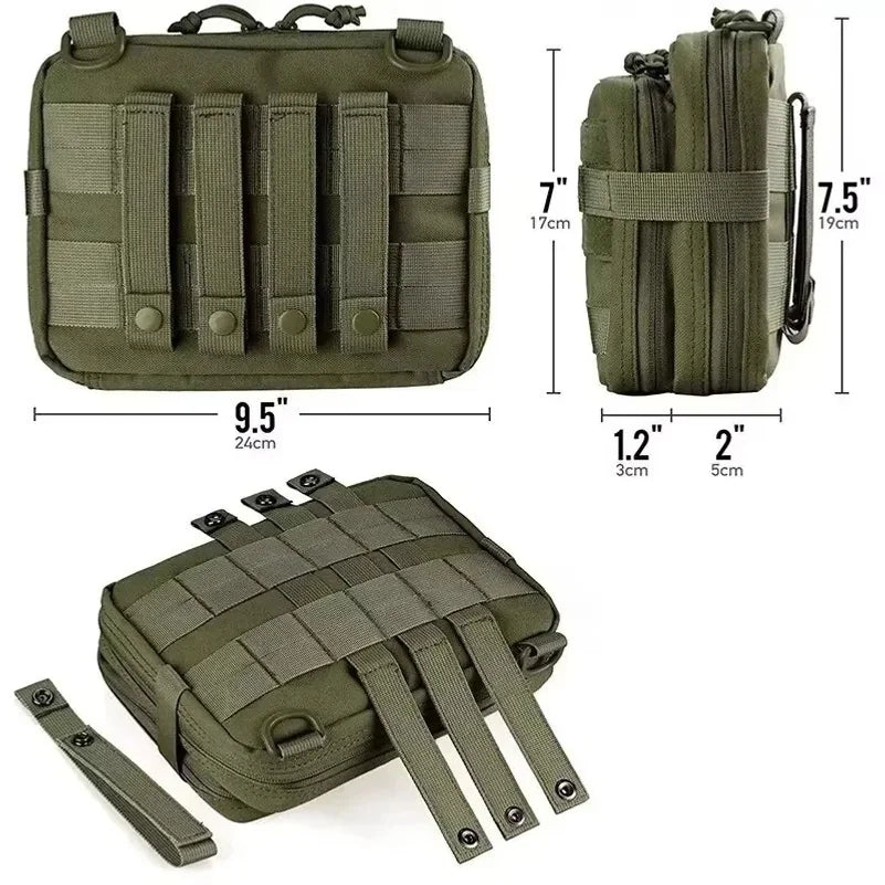 Tactical Molle Tool Bag Practical Accessories Storage Handbag,EDC IFAK Medical Pouch Outdoor Hunting Camping Survival First Aid