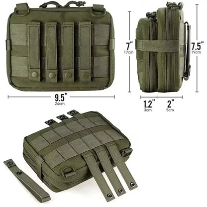Tactical Molle Tool Bag Practical Accessories Storage Handbag,EDC IFAK Medical Pouch Outdoor Hunting Camping Survival First Aid