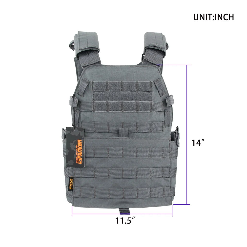 EXCELLENT ELITE SPANKER Tactical Vest Hunting Vest Combat Armor Vests  Adjustable Armor Outdoor CS Training Vest