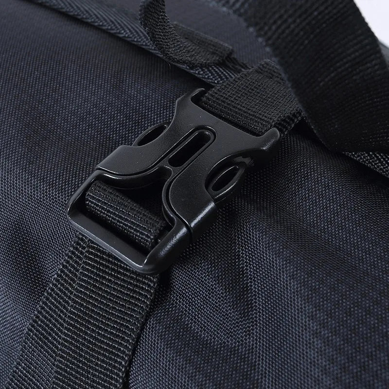 Foldable Rock Climbing Gear Storage Bag 420DNylon Waterproof Organizer with Mesh Pockets for Carabiner Outdoor Camping Equipment
