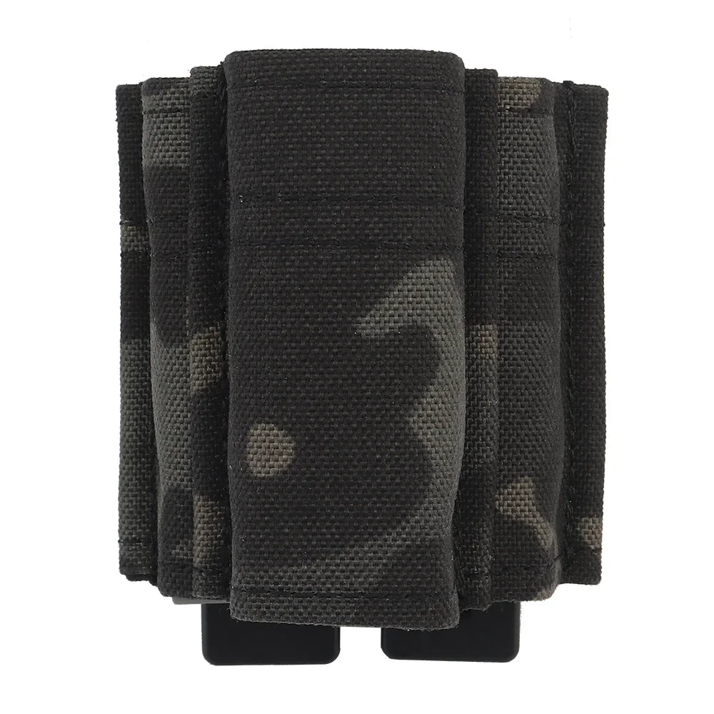 9mm/5.56 Magazine Pouch Tactical Pistol Mag Pouches Militar Double Mag Bag Hunting Airsoft Holder With FAST Nylon Support Clip