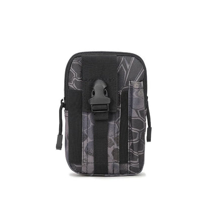 Mobile Phone Case Pouch Waist Bag Waterproof Nylon Multifunction Casual Men Waist Pack Male Small Bag