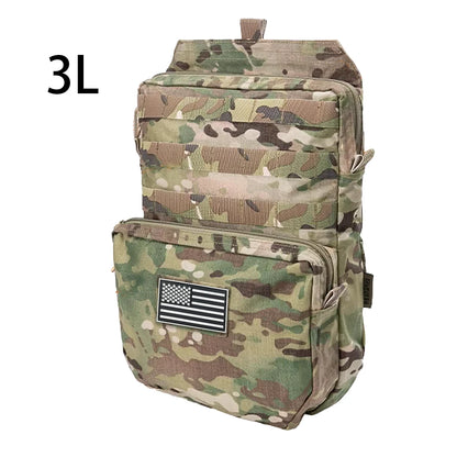 3L accessory water bag backpack Molle expansion system hiking, camping, cycling, outdoor accessory bag