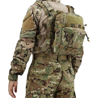Tactical Hydration Bag Vest Molle Backpack Carrier Pack Outdoor Water Bag for Hunting Tactical Vest Backpack Plate Carrier