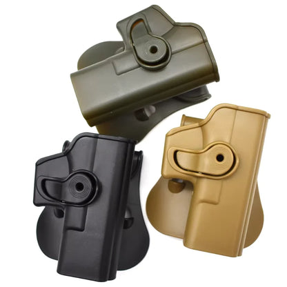 Tactical Gun Holster with Double Magazine Pouch Pistol Holster Belt Waist Holster Gun Paddle Carry Case For Glock 17 accessory