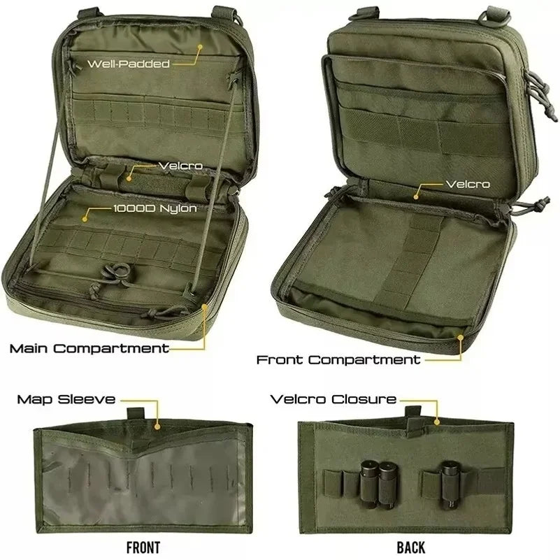 Tactical Molle Tool Bag Practical Accessories Storage Handbag,EDC IFAK Medical Pouch Outdoor Hunting Camping Survival First Aid
