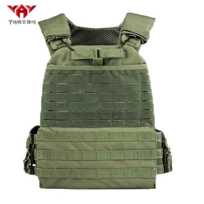 YAKEDA Tactical Vest Viking Chest Rig CS Airsoft Equipment Training Weight Hunting Vests with Steel Wire