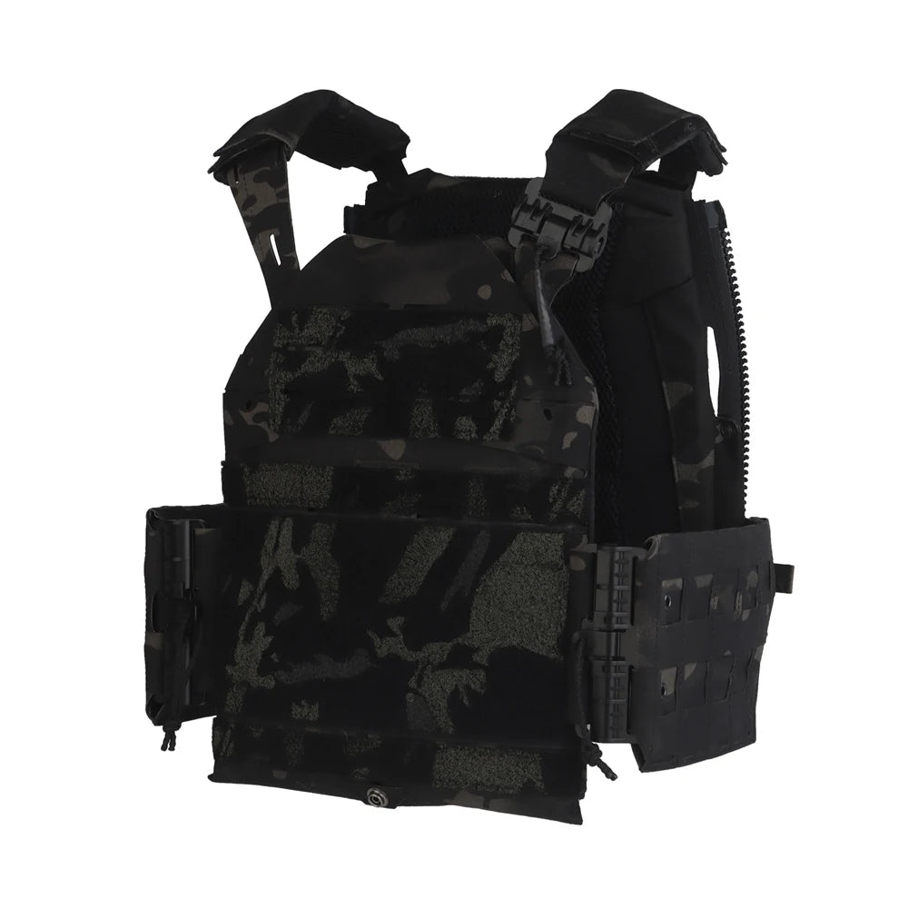 LV-120 Tactical Plate Carrier SS Style Modular MOLLE Vest with Quick Release Reactive Cummerbund Hunting Airsoft Training Gear