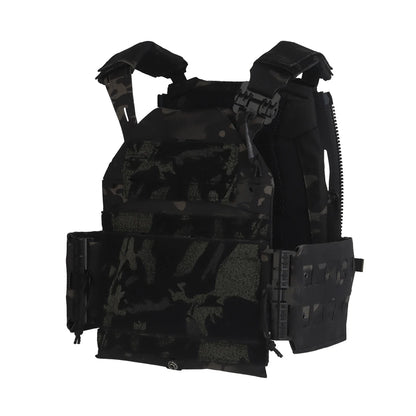 LV-120 Tactical Plate Carrier SS Style Modular MOLLE Vest with Quick Release Reactive Cummerbund Hunting Airsoft Training Gear