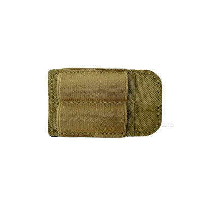 Tactical Patch 2-Round Holder Adhesive Ammo Shell Holder Hook Loop Patch Hunting Rifles M4 Bullet Pouch Hunting Accessories