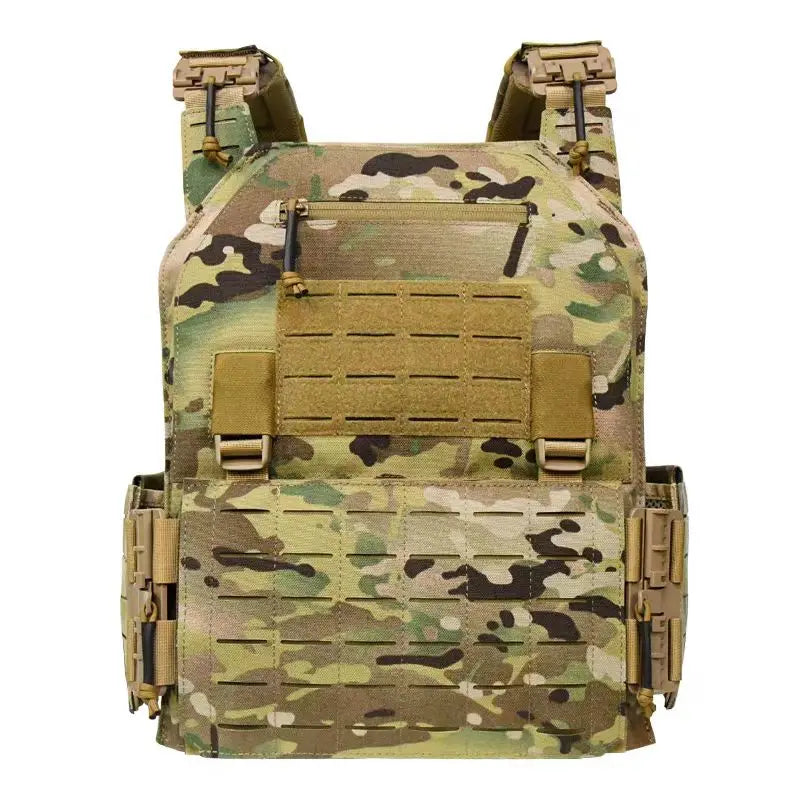  Lightweight Tactical Plate Carrier - Abrasion & Tear-Resistant Fabric, Dual-Purpose for Daily Protection & Tactical Drills