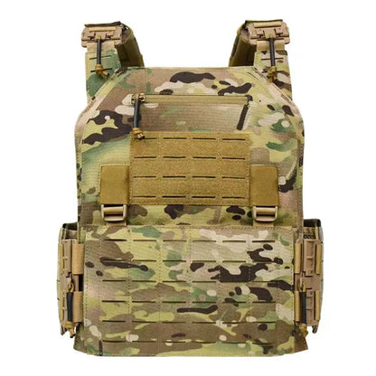  Lightweight Tactical Plate Carrier - Abrasion & Tear-Resistant Fabric, Dual-Purpose for Daily Protection & Tactical Drills